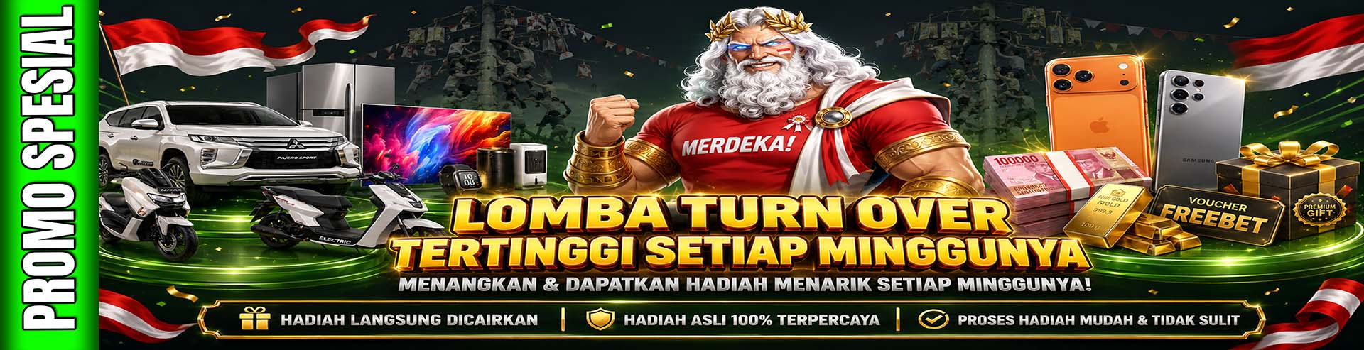 Lomba Turnover Setiap Minggu!